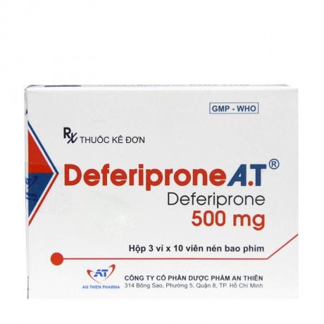  Deferiprone AT 500mg hộp 30 viên An Thiên 