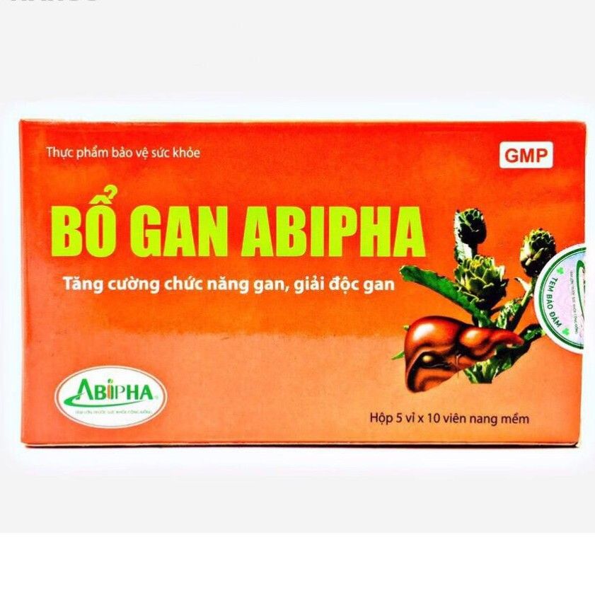  Bổ gan Abipha hộp 50 viên 