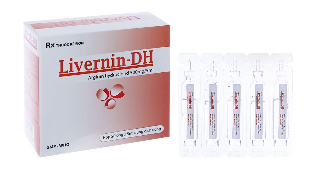  Livernin DH 500mg/5ml hộp 20 ống 