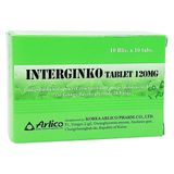  Interginko tablet 120mg hộp 100 viên Hàn Quốc 