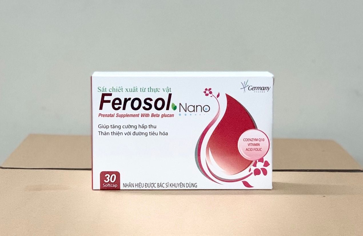  Ferosol Nano hộp 30 viên 
