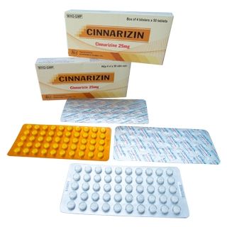  Cinnarizin 25mg hộp 200 viên Khánh Hòa 