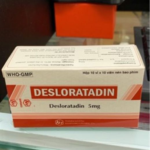  Desloratadin 5mg hộp 100 viên Khánh Hòa 