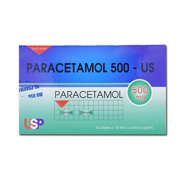  Paracetamol 500mg 100 viên USP 