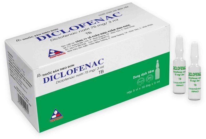  Diclofenac tiêm hộp 50 ống Vĩnh Phúc 