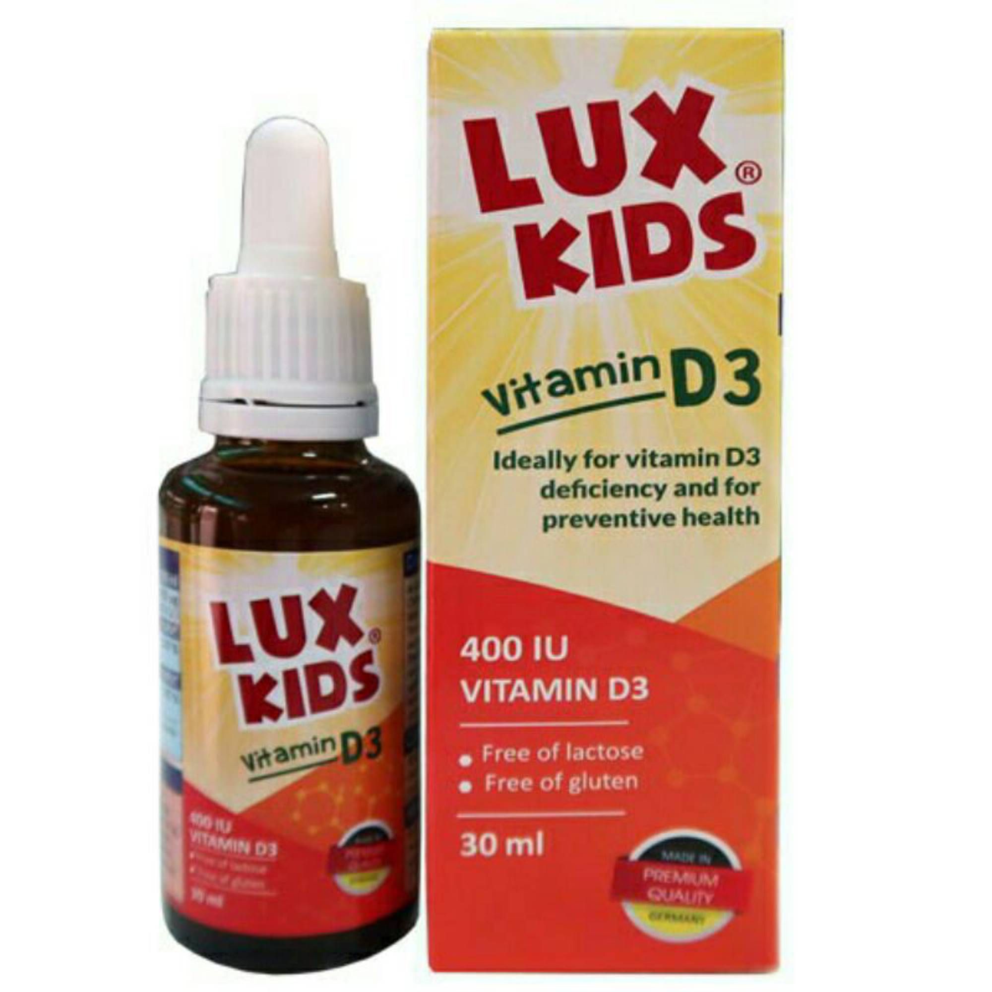 Lux kids Vitamin D3 lọ 30ml Đức – Vicpharma