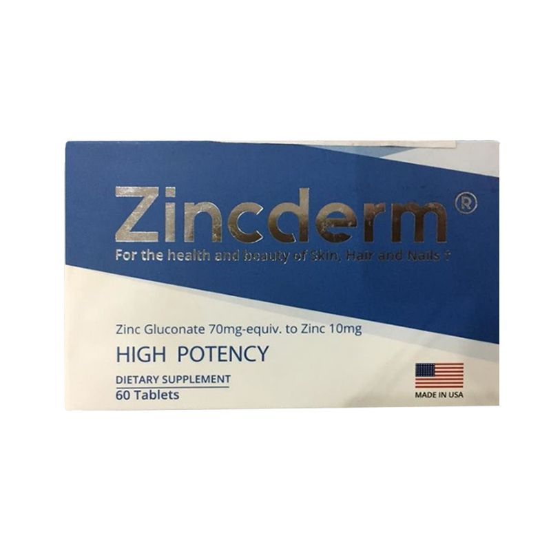  Zincderm Hộp 60 viên USA 