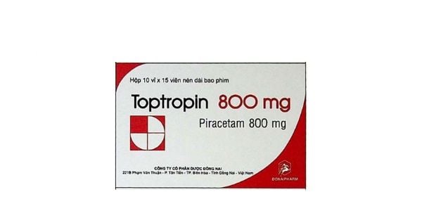  Toptropin Piracetam 800mg hộp 10 vỉ x 15 viên Đồng Nai 