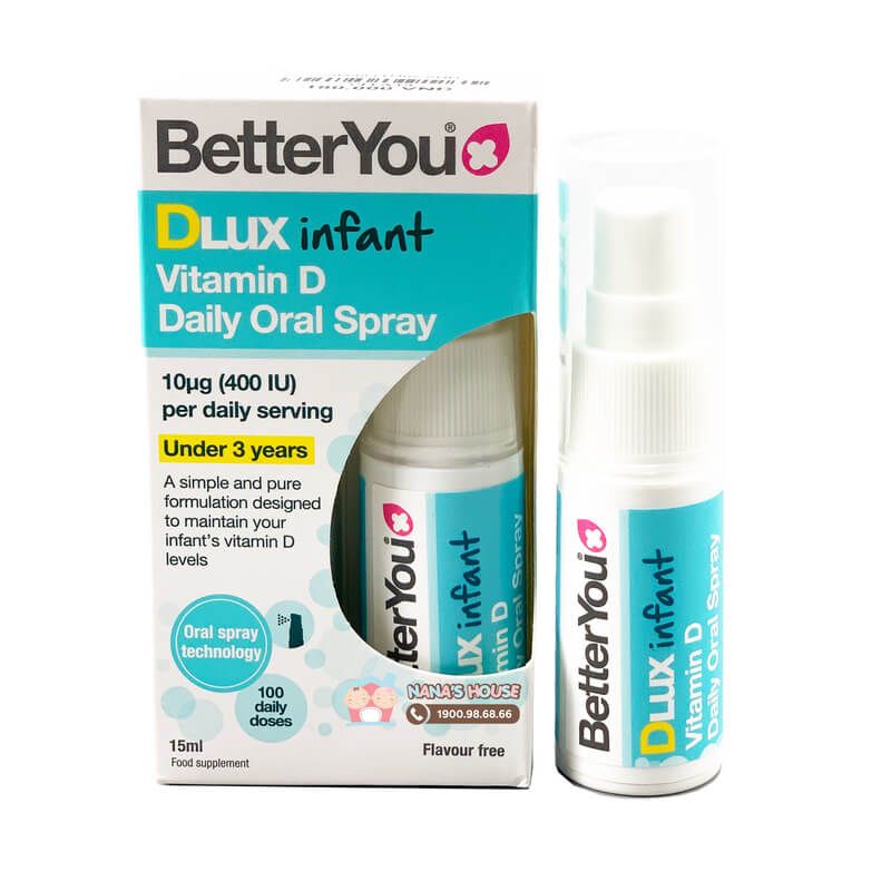  Vitamin D xịt Better You 15ml 