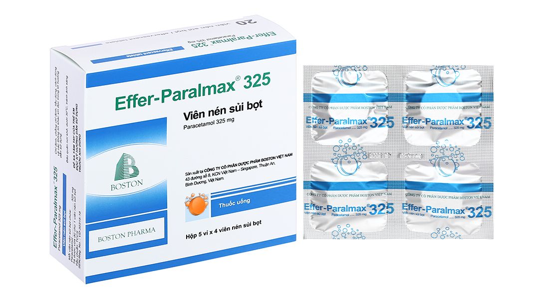  Efferparalmax 325mg hộp 20 viên Boston 