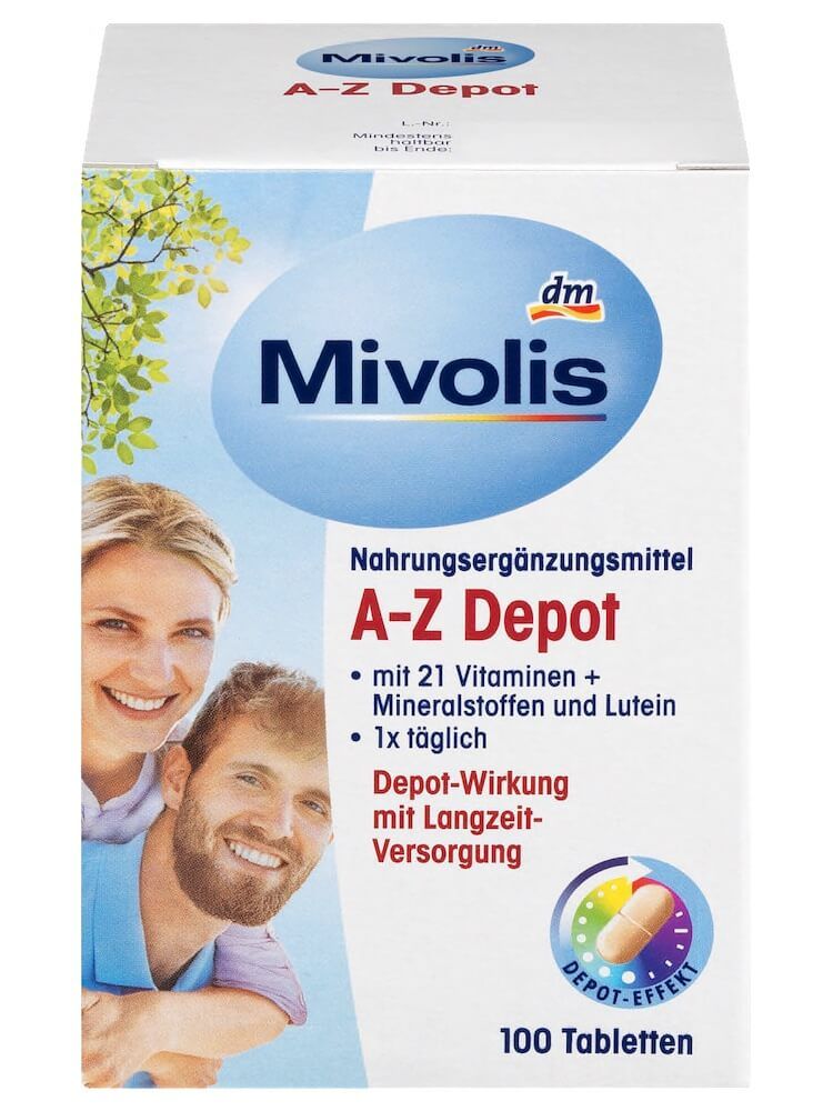  Mivolis A Z Depot hộp 100 viên Đức 