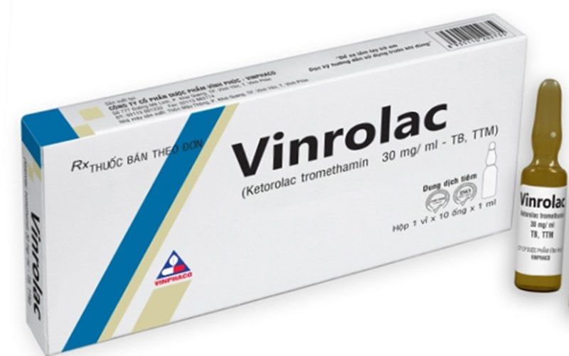  Vinrolac 30mg/ml hộp 10 ống VP 