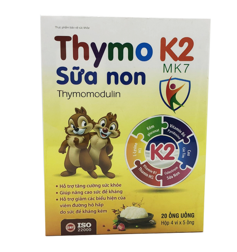  Thymo K2 sữa non hộp 20 ống 