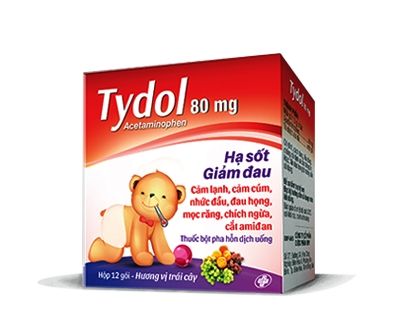  Tydol 80mg hộp 12 gói OPV 