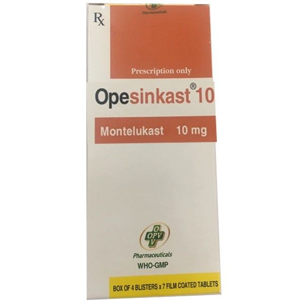  Opesinkast 10 Montelukast Hộp 4 vỉ OPV 