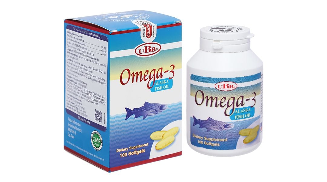 Omega 3 UBB lọ 100 viên 