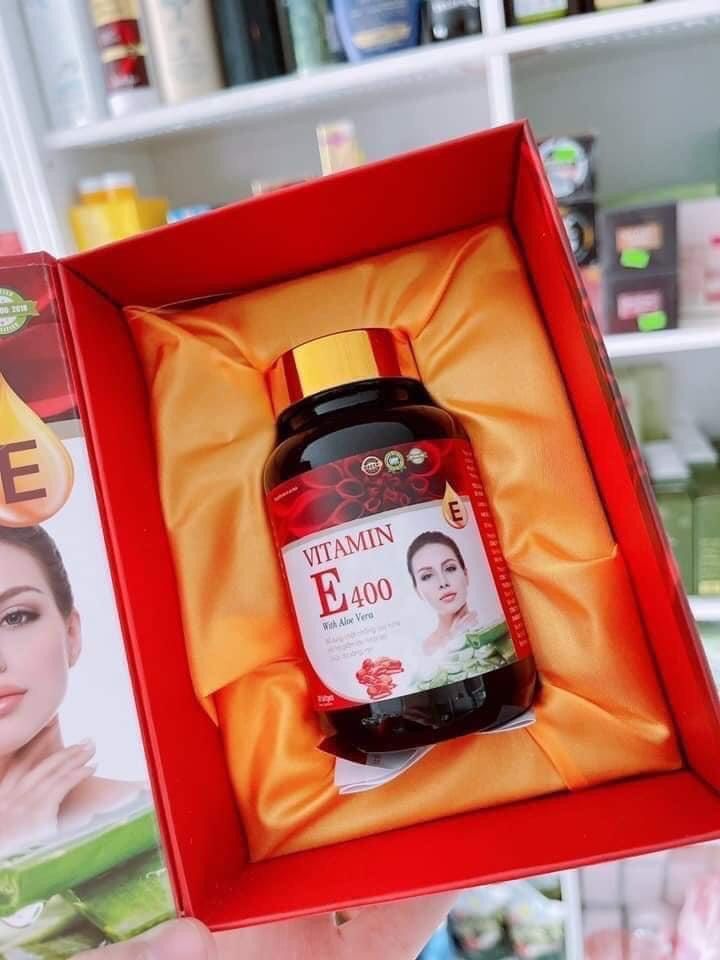  Vitamin E E400 đỏ lọ 30 viên 