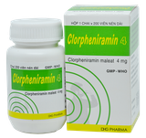  Clopheniramin 4 lọ 200 viên DHG 