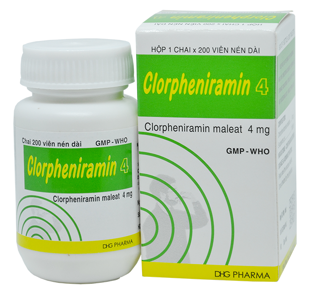  Clopheniramin 4 lọ 200 viên DHG 