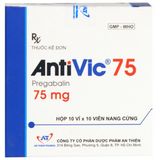  AntiVic Pregabalin 75mg hộp 100 viên An Thiên 