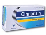  Cinnarizin Stu hộp 8 vỉ * 25 viên Vĩnh Phúc 