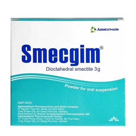  Smecgim 3g hộp 30 gói Agimexpharm 