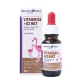  Vitamin D3 K2 MK7 lọ 25ml Healthy Care 
