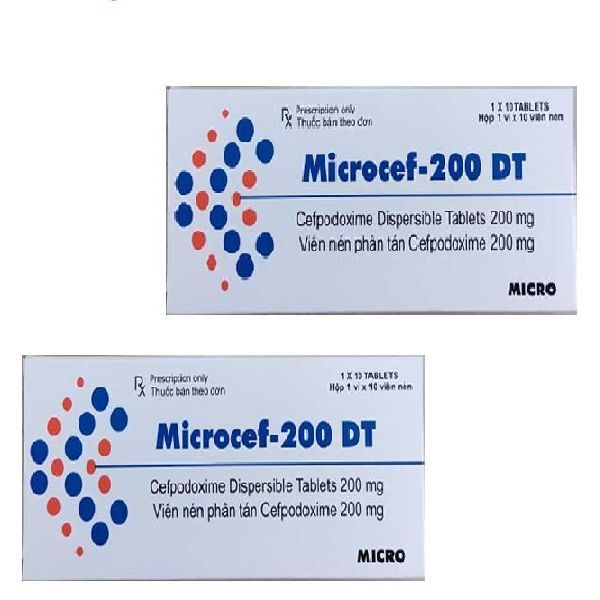  Microcef 200 DT hộp 10 viên Ấn Độ 
