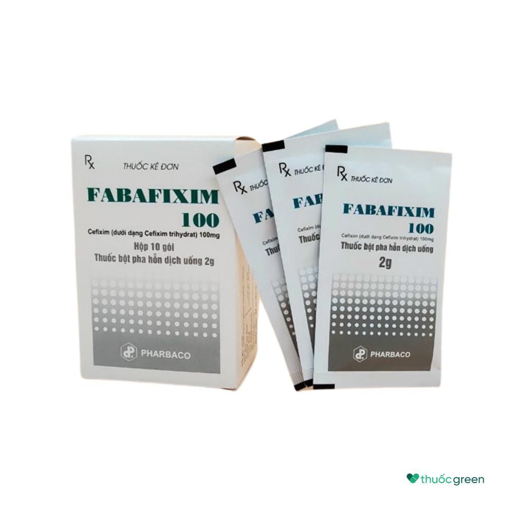  Fabafixim 100mg hộp 10 gói TW1 