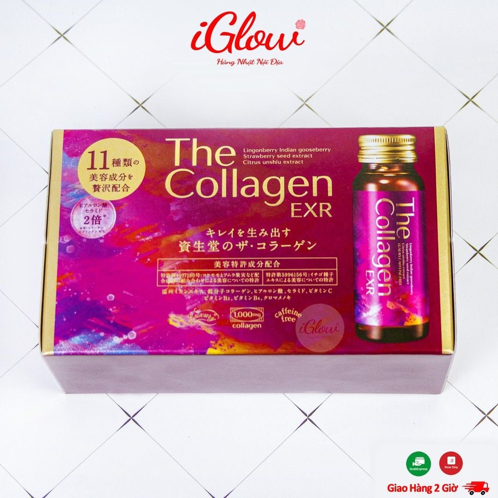  The Collagen Shiseido EXR hộp 10 lọ * 50ml Nhật Bản 