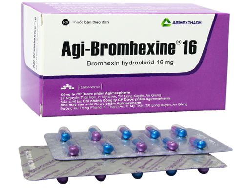  Agi-Bromhexine 16 hộp 10 viên Agimexpham 