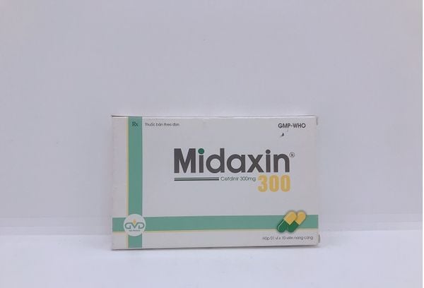  Midaxin 300mg hộp 10 viên Minh Dân 