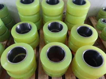 Bánh lái xe nâng điện PU 250*75
