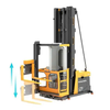 Xe nâng VNA Interlift VUE 1.6 tấn dẫn hướng từ tính, loại nâng người lên cao. Hàng mới 100%
