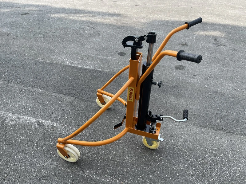 Xe nâng tay kẹp thùng phuy CDY-350, nâng 350kg, nâng cao 200mm