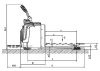 Xe nâng tay điện Interlift SLGA series. Hàng mới 100%