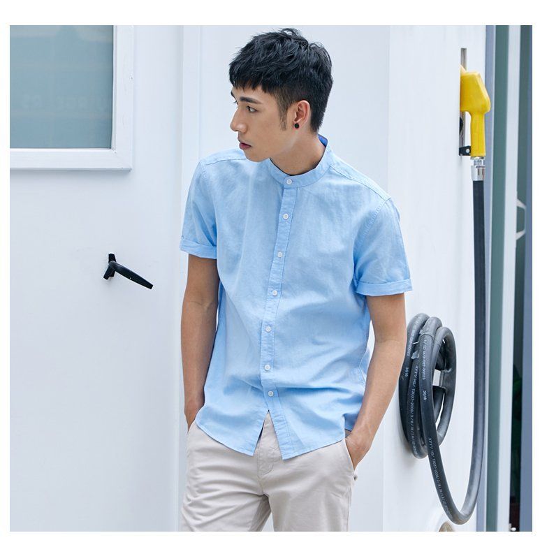7 item áo sơ mi nam vải đũi thổi bùng cá tính thời trang #34 7 item áo sơ mi nam vải đũi thổi bùng cá tính thời trang
