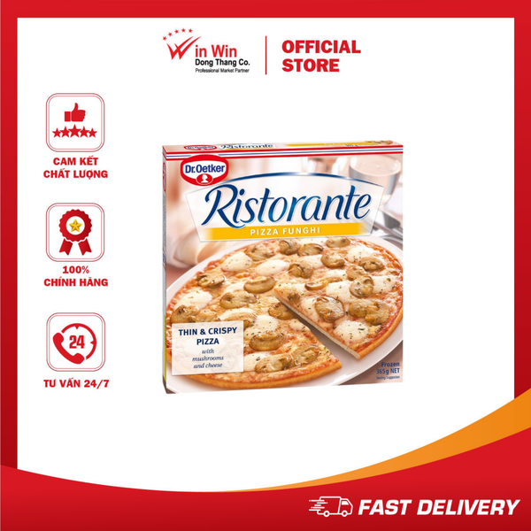 Pizza Ristorante Nấm Dr. Oetker 365g - Nhập Khẩu Đức | Dr.Oetker Ristorante Pizza Funghi 365g