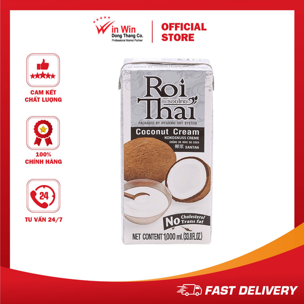 Nước Cốt Dừa Đậm Đặc Roi Thai 1L (Thái Lan)