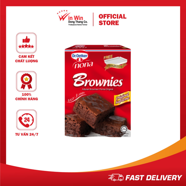 Bột Làm Bánh Brownies Dr. Oetker 510g (Thương Hiệu Đức - SX Malaysia)