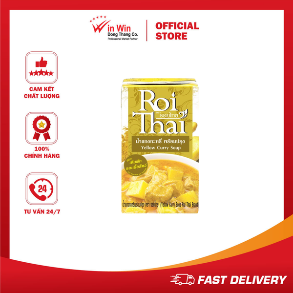 Súp Cà Ri Vàng Roi Thai 250ml - Nhập Khẩu Thái Lan | Roi Thai Yellow Curry Soup 250ml