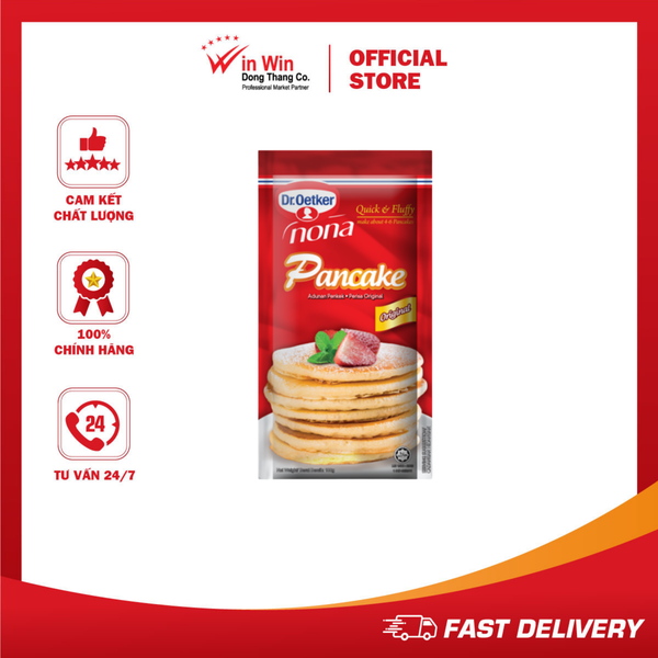 Bột Làm Bánh Rán Pha Sẵn Dr. Oetker 100g - Thương Hiệu Đức, SX Malaysia | Dr.Oetker Nona Pancake Original 100g