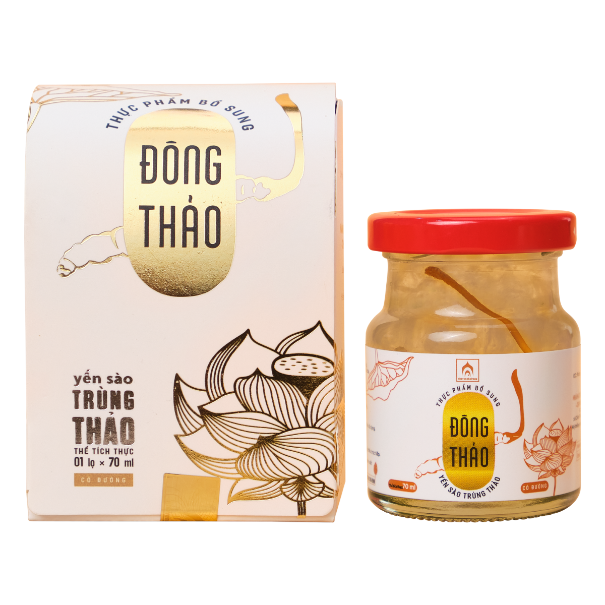  Yến Sào Chưng Sẵn - Đông Trùng Hạ Thảo 