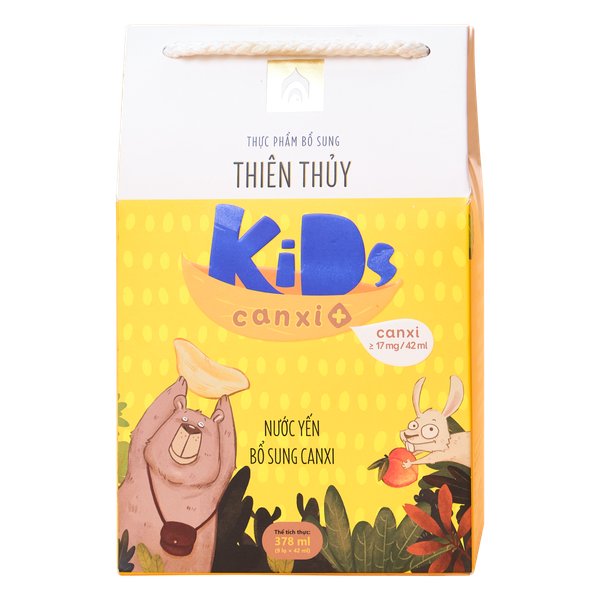  Nước Yến Sào Thiên Thủy Kids Canxi+ - Bổ Sung Canxi Cho Bé 