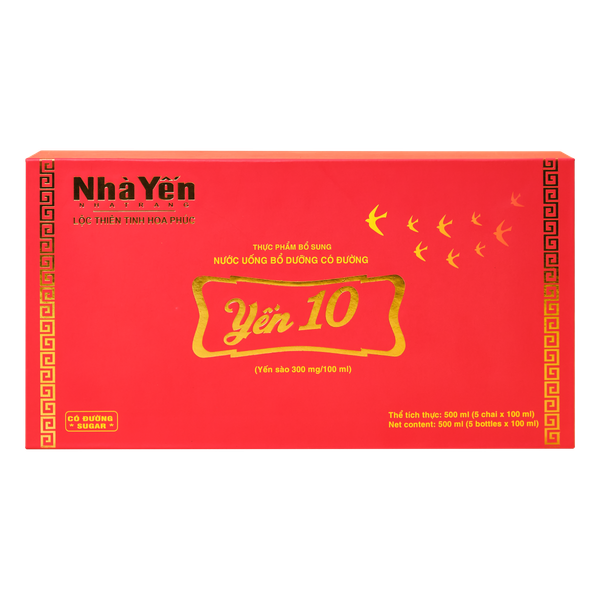  Nước Yến Chai - Nước Uống Bổ Dưỡng Yến 10 