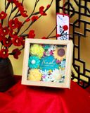  [Quà Tặng Doanh Nghiệp] Hộp hoa sáp thơm 4 mùa, Có thể in logo và tên người nhận - Fresh Home Lab 