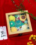  [Quà Tặng Doanh Nghiệp] Hộp hoa sáp thơm 4 mùa, Có thể in logo và tên người nhận - Fresh Home Lab 