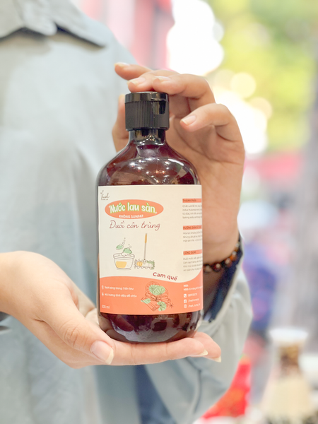  Nước Lau Sàn Nhà Tinh Dầu Cam - Quế Hữu Cơ An Toàn Cho Sức Khỏe Cả Gia Đình 