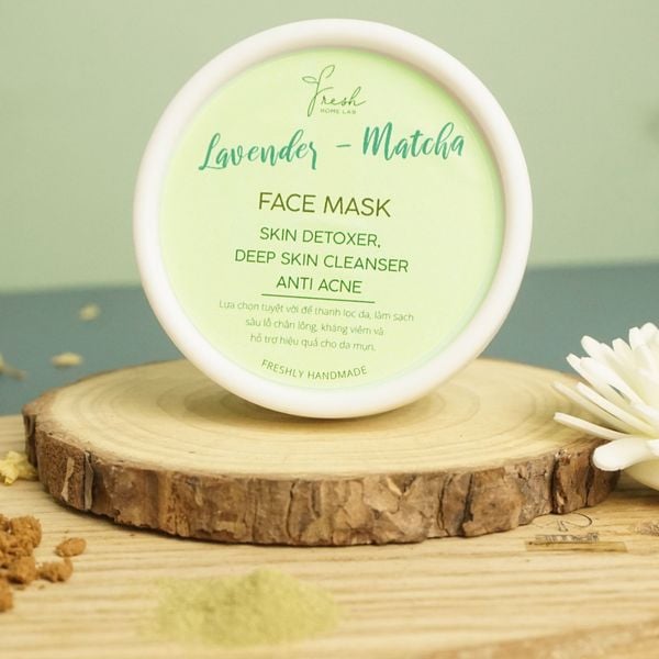 mặt nạ thiên nhiên trà xanh lavender matcha Fresh Home Lab 1