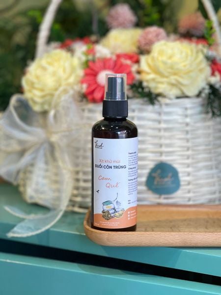  Bình Xịt Phòng Tinh Dầu Cam Quế, đuổi muỗi và côn trùng, khử mùi thơm phòng thiên nhiên 